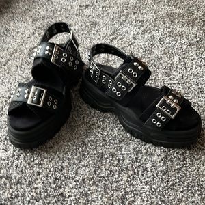 Disturbia platform spiked sandals